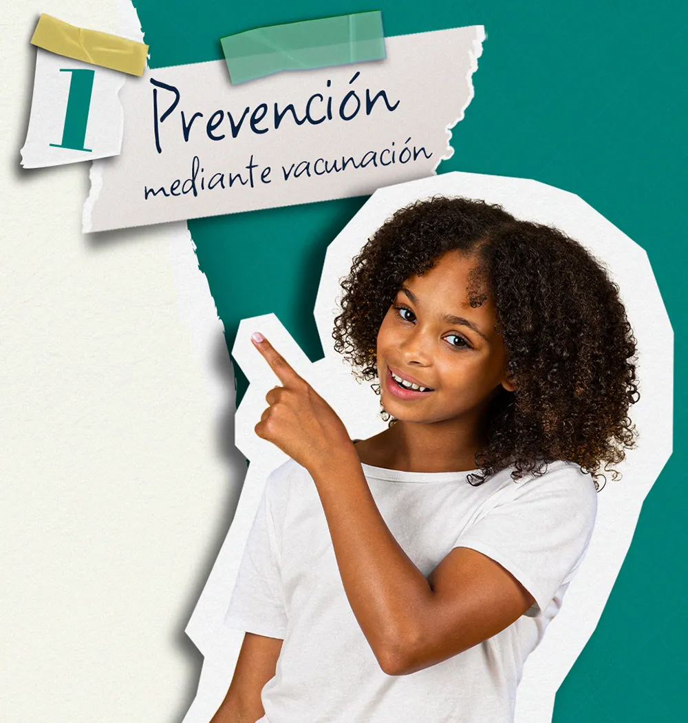 Prevención mediante vacunación